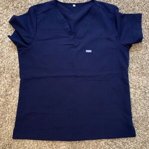 Code Next Navy Blue Scrub top